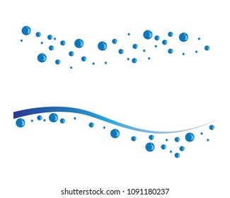 Water bubble vector icon