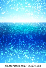 water bubbles background easy all editable