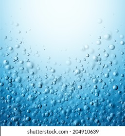 Water bubbles background, eps 10