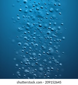 Water bubbles background, eps 10