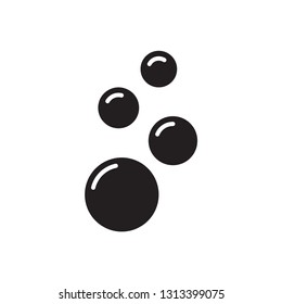 water bubbles icon, bubble icon in trendy flat style 