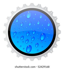 water bubbles on cap
