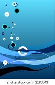 water bubbles up from the sea