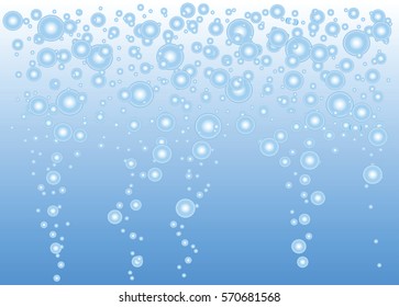 water bubbles that rise up