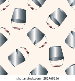 water bucket , cartoon seamless pattern background