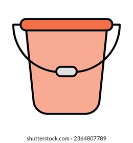 Water Bucket Icon Design For Personal And Comercial Use