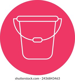 Water Bucket Icon Design For Personal And Comercial Use