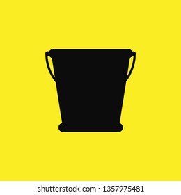 water bucket icon vector
