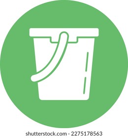 Water Bucket vector icon. Can be used for printing, mobile and web applications.