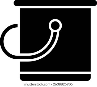 Water Bucket vector icon. Can be used for printing, mobile and web applications.