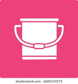 Water Bucket vector icon. Can be used for printing, mobile and web applications.