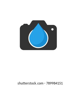 Water Camera Icon and Logo Image