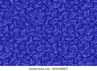 Water Camouflage Seamless Vector Pattern