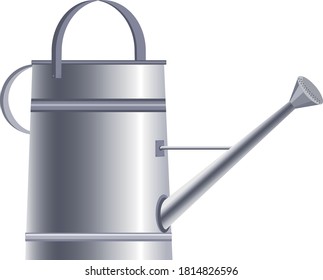 water can for garden vector illustration