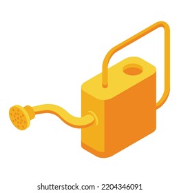 Water can icon. Isometric of water can vector icon for web design isolated on white background