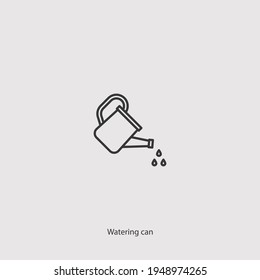 water can icon vector isolated on white background