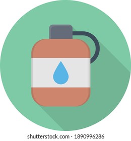 water can vector colour flat icon