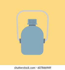 Water canteen icon