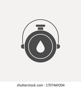 Water canteen icon sign vector,Symbol, logo illustration for web and mobile