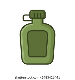 water canteen icon vector design template simple and clean