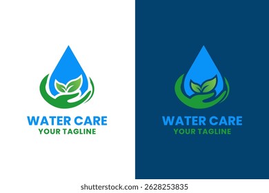 Water Care Logo Design	Template