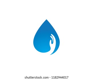 Water Care Logo Template vector icon Business