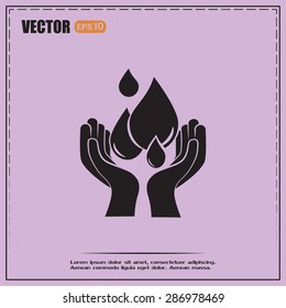 water care vector icons