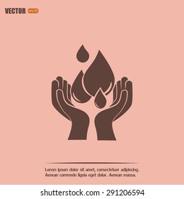 water care vector icons