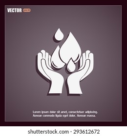 water care vector icons