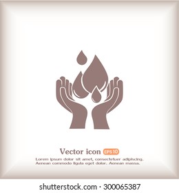 water care vector icons