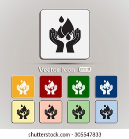 water care vector icons