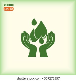 water care vector icons