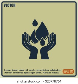 water care vector icons