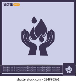 water care vector icons