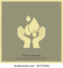 water care vector icons