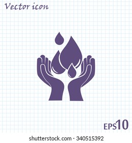water care vector icons