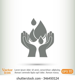 water care vector icons