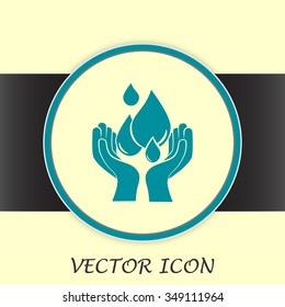 water care vector icons