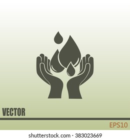 water care vector icons