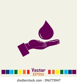 water care vector icons