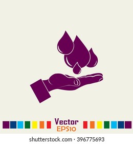 water care vector icons