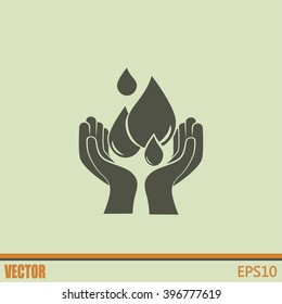 water care vector icons