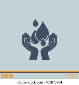 water care vector icons