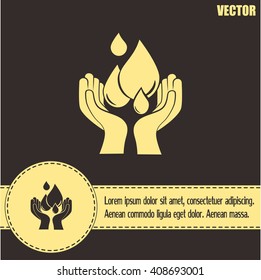 water care vector icons