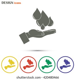 water care vector icons