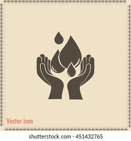 water care vector icons