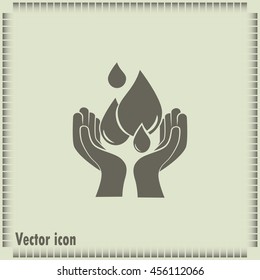 water care vector icons
