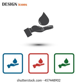 water care vector icons