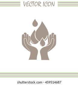 water care vector icons