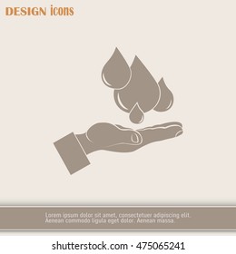water care vector icons
